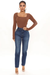 Diva Girl Straight Leg Jeans - Medium Blue Wash Ins Street
